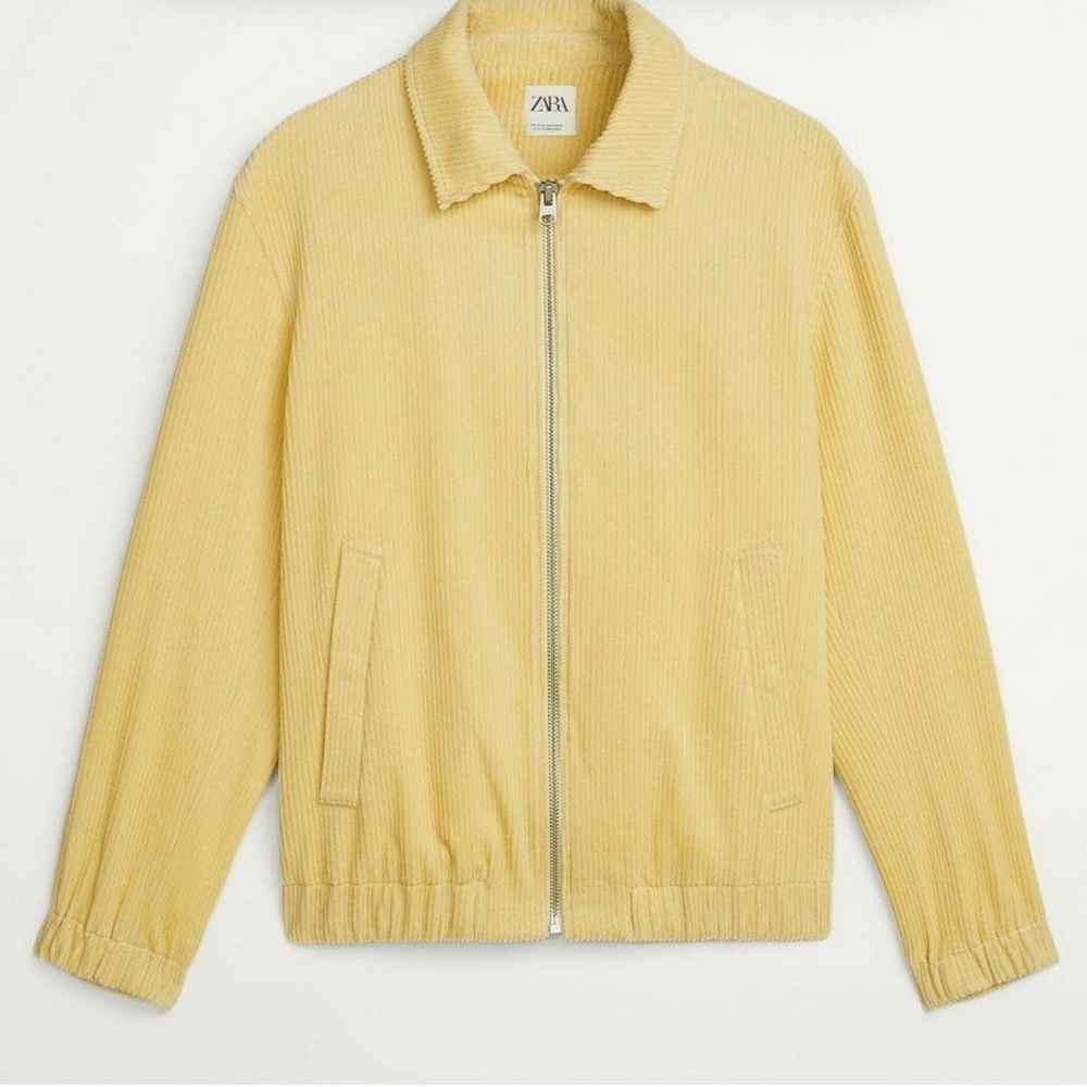 Zara man zip up Corduroy Jacket size small - Picture 3 of 13